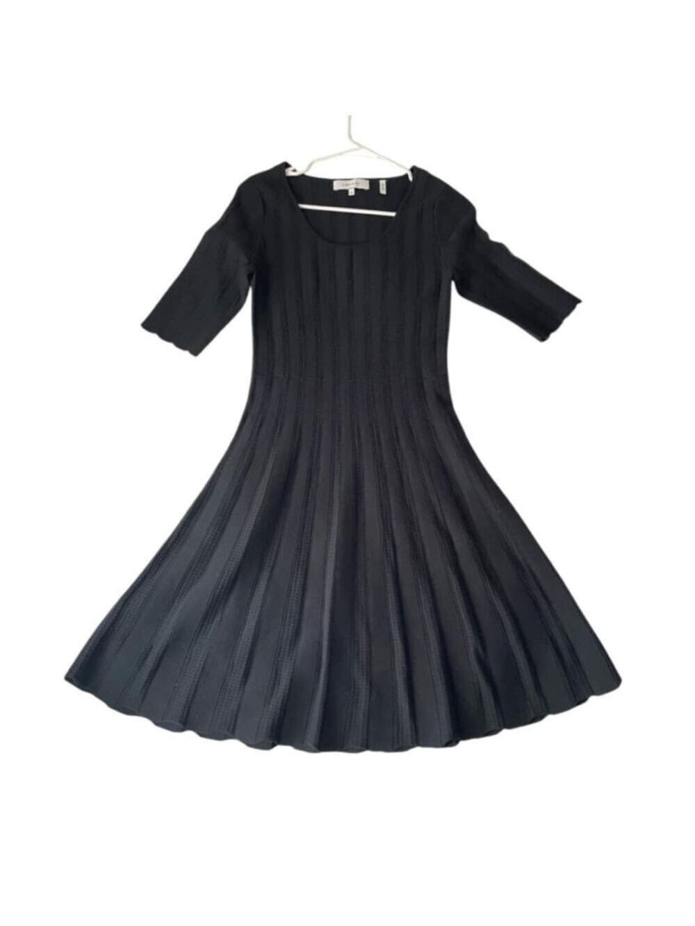 Lark and Ro Black Knit Dress Small